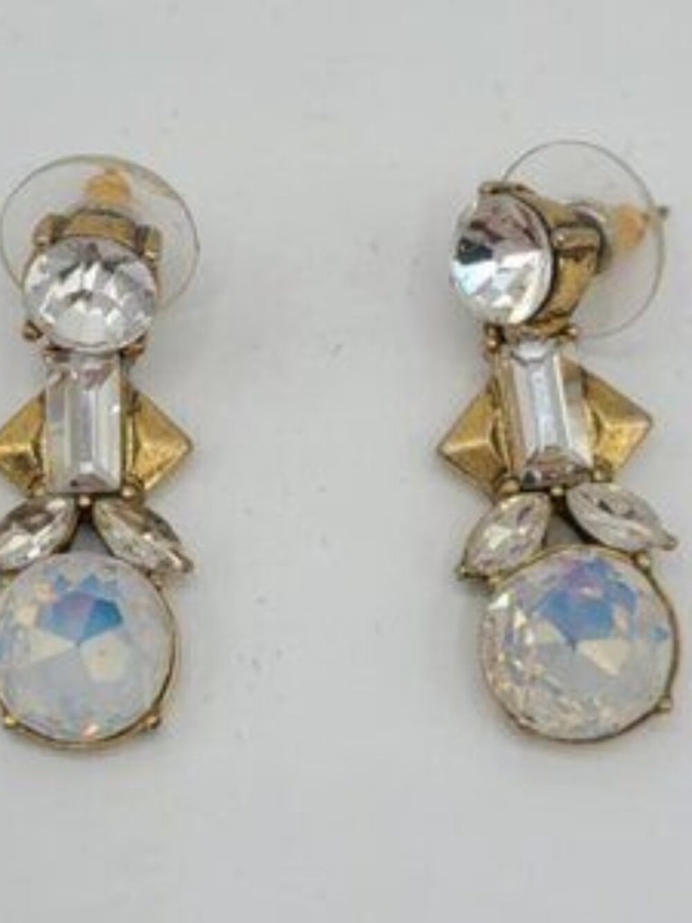 J Crew Crystal Drop Earrings